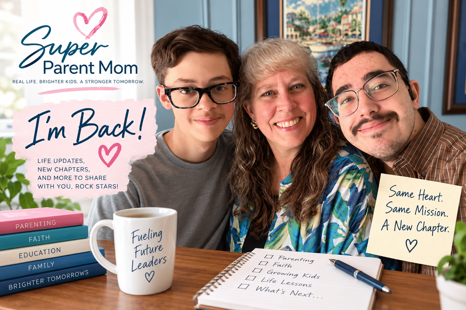 I’m Back, New Chapter https://SuperParentMom.com I'm Back, New Chapter https://SuperParentMom.com
