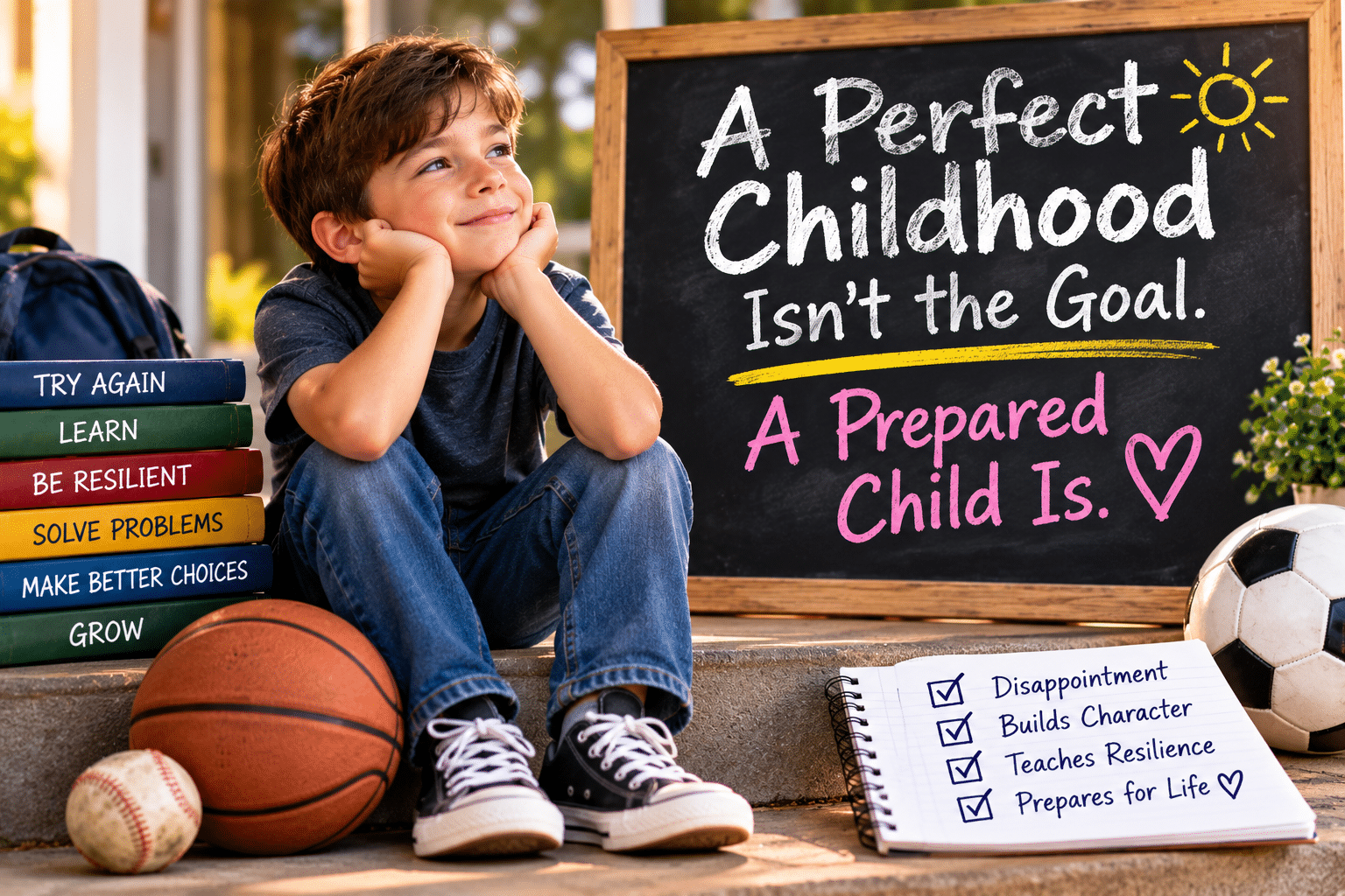 A Perfect Childhood Isn’t the Goal https://SuperParentMom.com A Perfect Childhood Isn't the Goal https://SuperParentMom.com