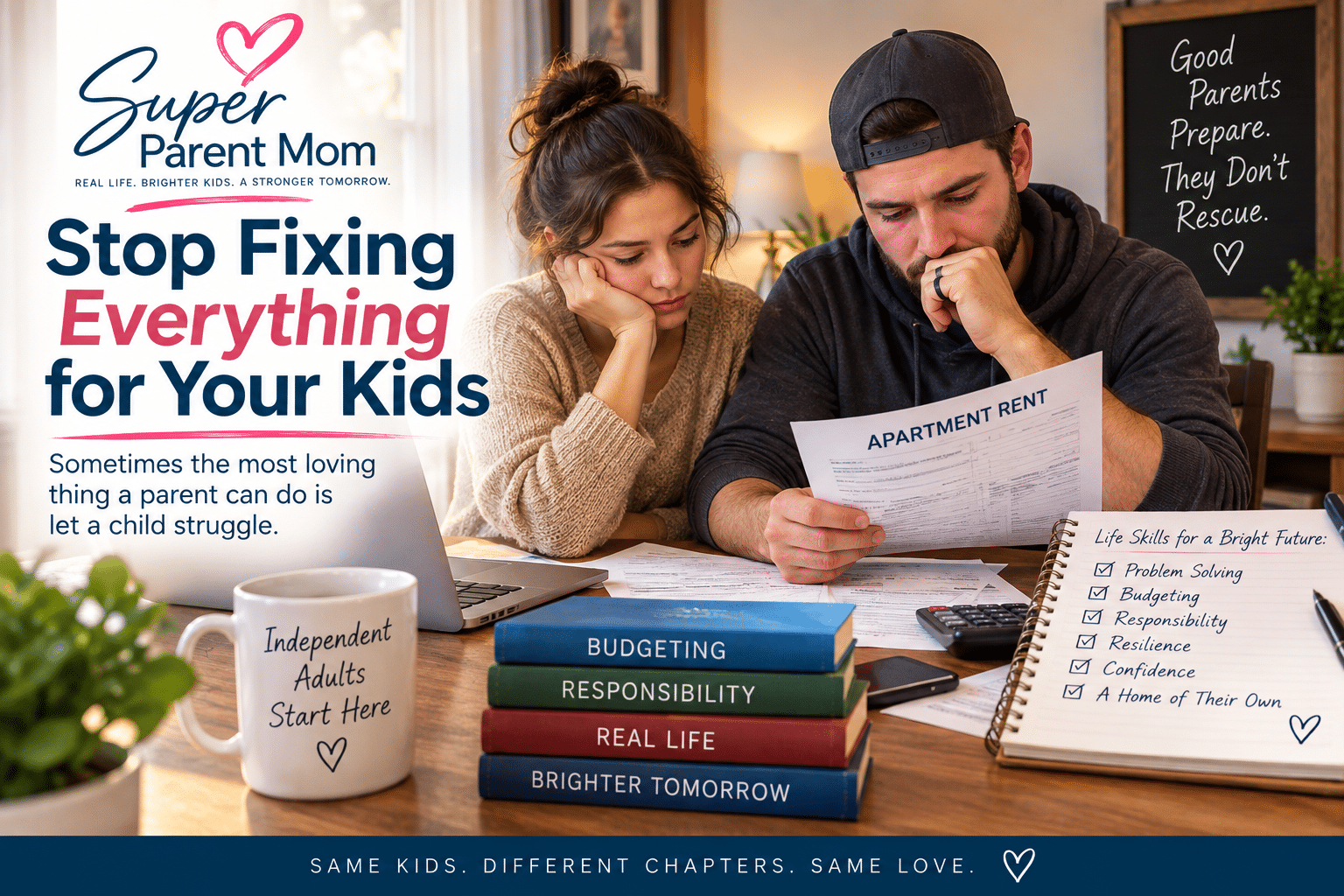 Stop Fixing Everything for Your Kids. https://SuperParentMom.com Stop Fixing Everything for Your Kids. https://SuperParentMom.com
